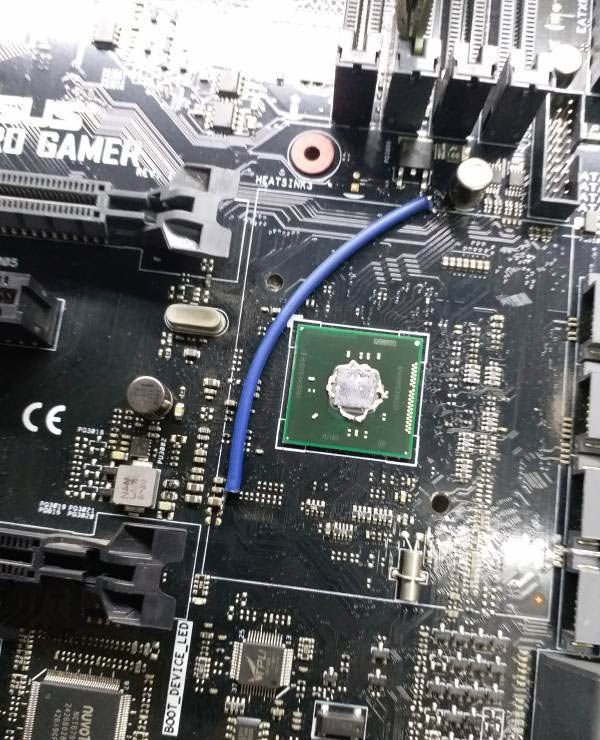 [主板維修] 華碩B85-PRO GAMER風(fēng)扇轉(zhuǎn)停維修